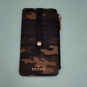 Kedzie Camouflage Essentials Only Zippered Wallet